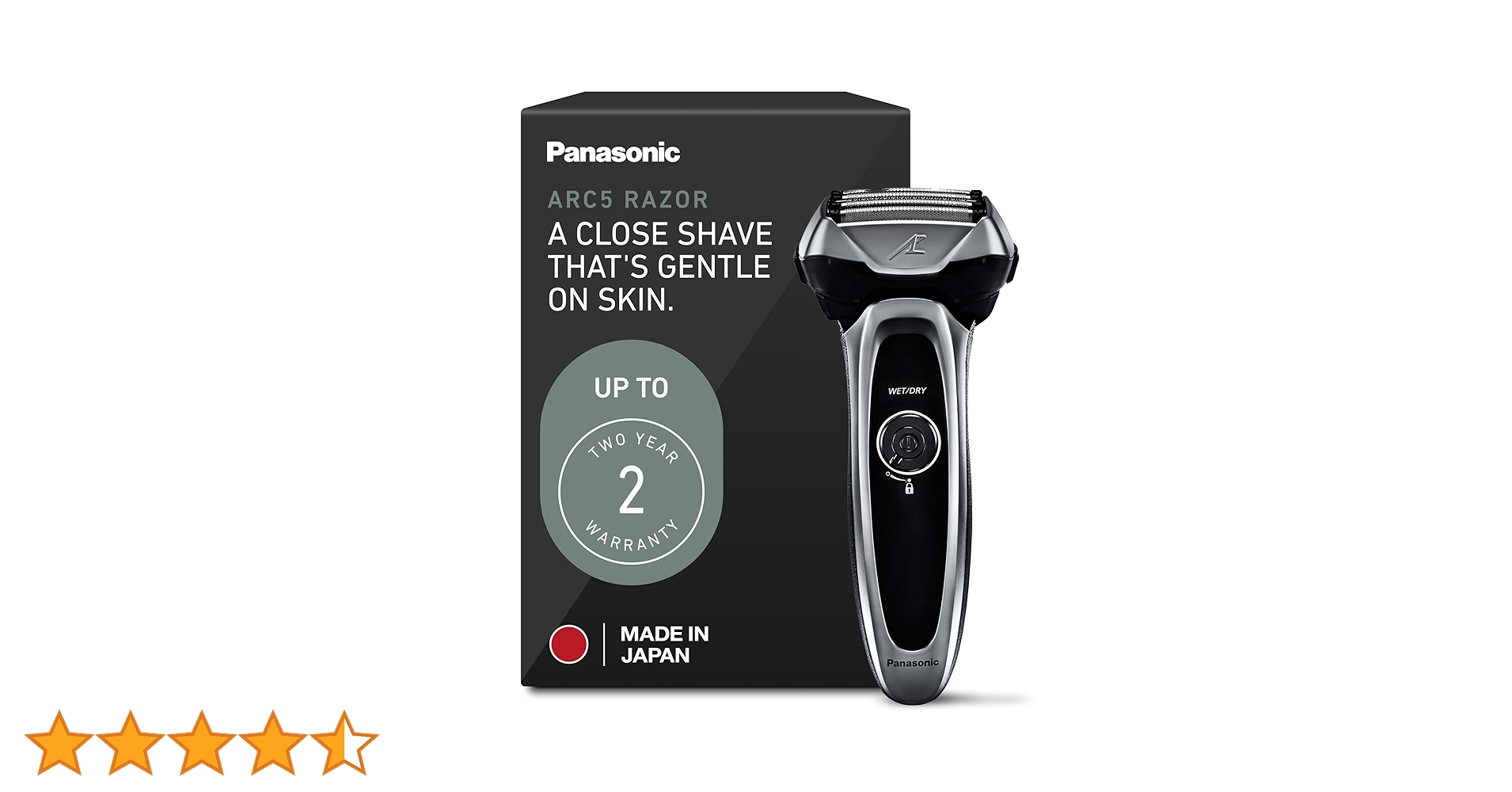 Amazon.co.jp: Panasonic ES-LV65-S Arc5 Wet/Dry Shaver(US Version
